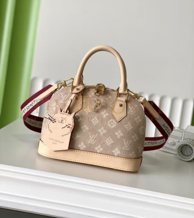 LOUIS VUITTON LV M25728 ALMA BB CATOGRAM MEOWGRAM COATED CANVAS BAG 23.5*11.5*17.5CM MASTER QUALITY